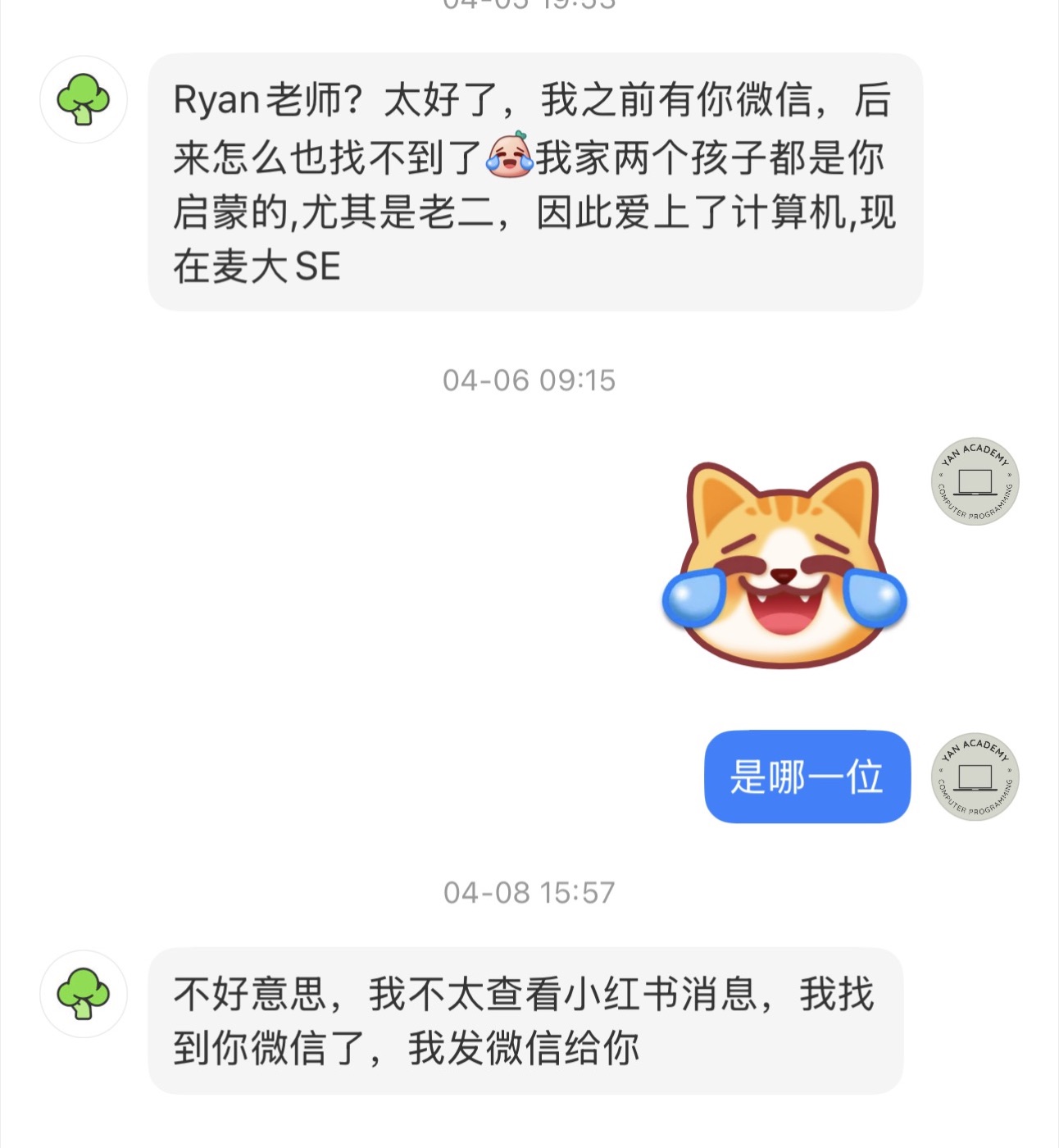 Parent review of a Yan Academy programming class